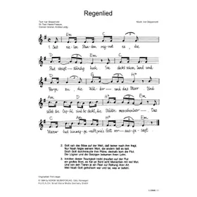 Produktbild des Artikels Regenlied (Noten - Download)