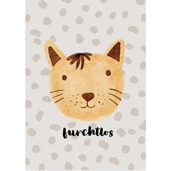 Produktbild des Artikels Poster A4 "furchtlos" ()