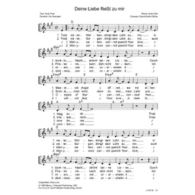 Produktbild des Artikels Deine Liebe fließt zu mir (Noten - Download)