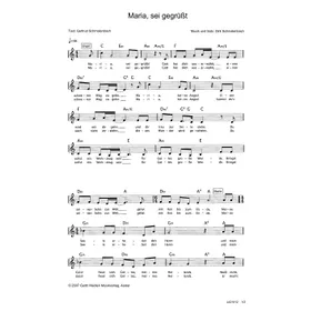 Produktbild des Artikels Maria, sei gegrüßt (Noten - Download)