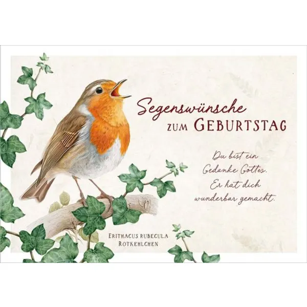Produktbild des Artikels Postkartenserie "Gedanke Gottes - Geburtstag" 12 Stk. (Schreibwaren)