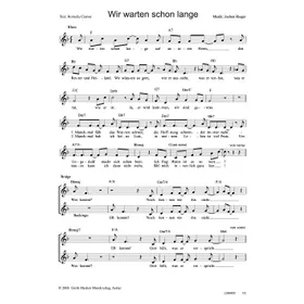 Produktbild des Artikels Wir warten schon lange (Noten - Download)