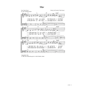 Produktbild des Artikels Wer (Noten - Download)