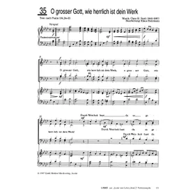Produktbild des Artikels O großer Gott, wie herrlich ist dein Werk (Noten - Download)