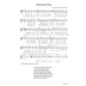 Produktbild des Artikels Geh deinen Weg (Noten - Download)