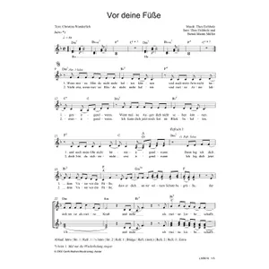 Produktbild des Artikels Vor deine Füße (Noten - Download)