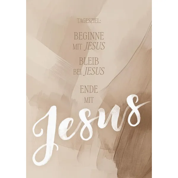Produktbild des Artikels Poster A3 "Tagesziel Jesus" ()