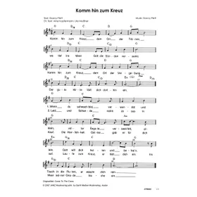 Produktbild des Artikels Komm hin zum Kreuz (Noten - Download)