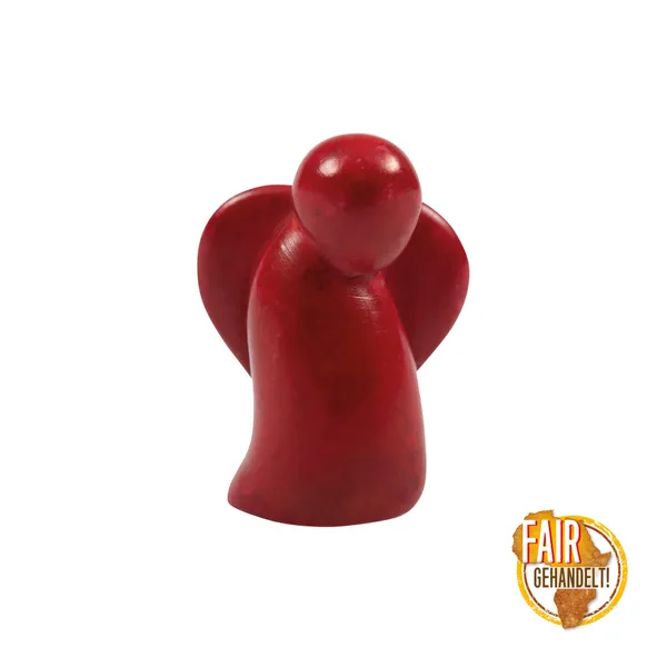 Produktbild des Artikels Handschmeichler Taschenengel aus Speckstein - rot ()