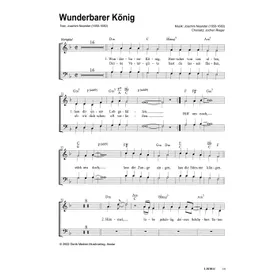Produktbild des Artikels Wunderbarer König (Noten - Download)