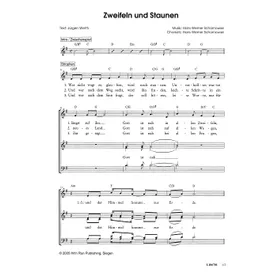 Produktbild des Artikels Zweifeln und Staunen (Noten - Download)