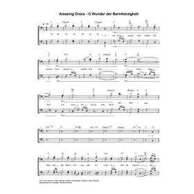 Produktbild des Artikels Amazing Grace - O Wunder der Barmherzigkeit (Noten - Download)