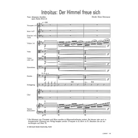 Produktbild des Artikels Der Himmel freue sich (Noten - Download)