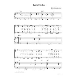 Produktbild des Artikels Suche Frieden (Noten - Download)