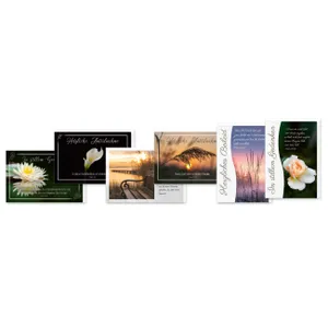 Produktbild des Artikels Faltkarten Trauer - 6er Set (Schreibwaren)