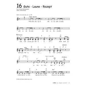 Produktbild des Artikels Gute-Laune-Rezept (Noten - Download)