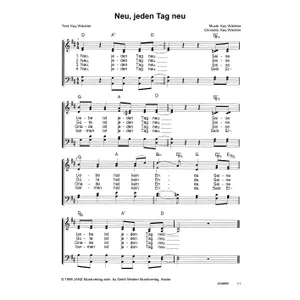 Produktbild des Artikels Neu, jeden Tag neu (Noten - Download)