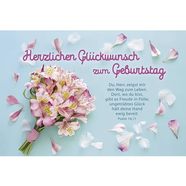 Produktbild des Artikels Faltkarte: Herzlichen Glückwunsch (Schreibwaren)