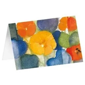 Produktbild des Artikels Kunstkarten "Kapuzinerkresse" 5 Stk. (Schreibwaren)