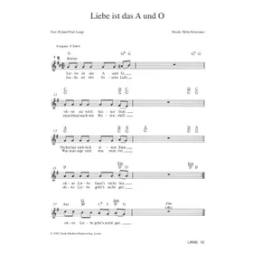 Produktbild des Artikels Liebe ist das A und O (Noten - Download)