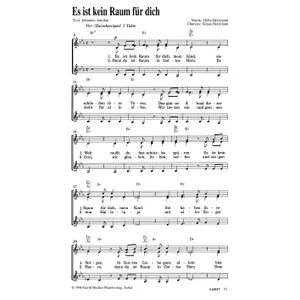Produktbild des Artikels Es ist kein Raum für dich (Noten - Download)