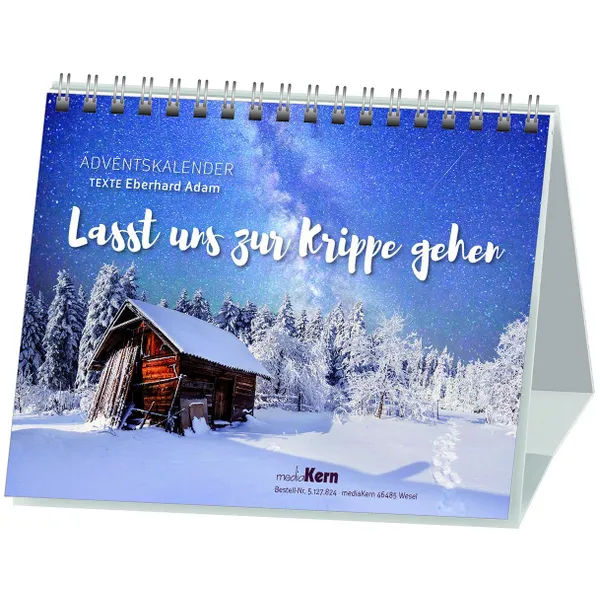 Produktbild des Artikels Lasst uns zur Krippe gehen - Adventskalender (Kalender - Spiralbindung)