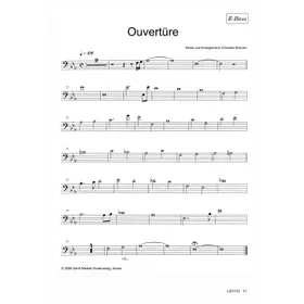 Produktbild des Artikels Ouvertüre (nach Morgenglanz der Ewigkeit) (E-Bass) (Noten - Download)