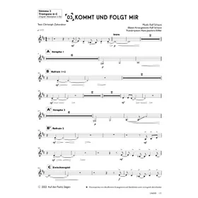 Produktbild des Artikels Kommt und folgt mir (2. Trompete in C) (Noten - Download)
