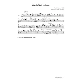 Produktbild des Artikels Als die Welt verloren (Holzbläser) (Noten - Download)