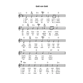 Produktbild des Artikels Gott von Gott (Noten - Download)