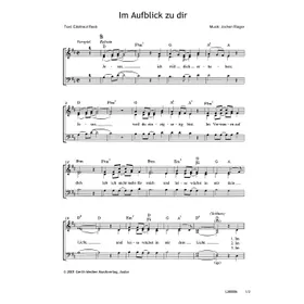 Produktbild des Artikels Im Aufblick zu dir (Noten - Download)