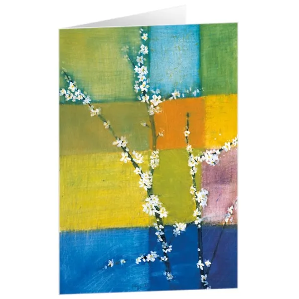 Produktbild des Artikels Kunstkarten "Blühende Zweige" 5 Stk. (Schreibwaren)