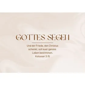 Produktbild des Artikels Postkarte "Gottes Segen" (Schreibwaren)