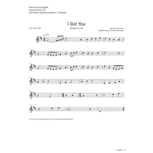 Produktbild des Artikels Vergiss es nie (Noten - Download)