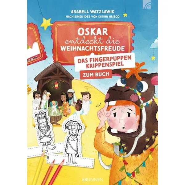 Produktbild des Artikels Oskar entdeckt die Weihnachtsfreude- Fingerpuppen-Krippenspiel ()