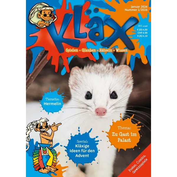 Produktbild des Artikels KLÄX 01/2026 (Zeitschrift - Geheftet)