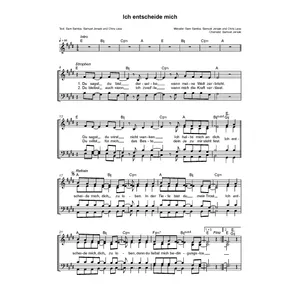 Produktbild des Artikels Ich entscheide mich (Noten - Download)