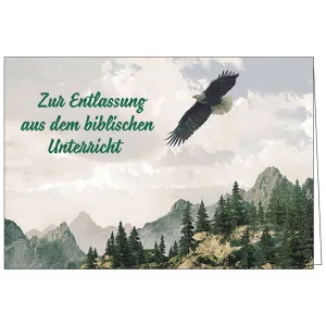Produktbild des Artikels Faltkarte: Zur Entlassung aus dem Biblischen Unterricht (Schreibwaren)