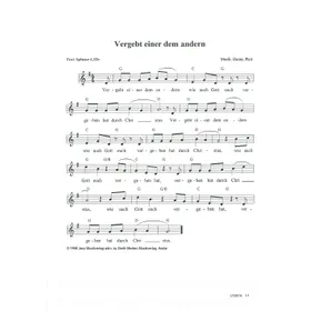 Produktbild des Artikels Vergebt einer dem anderen (Noten - Download)