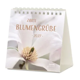 Produktbild des Artikels Zarte Blumengrüße 2027 - Tischkalender (Kalender - Spiralbindung)