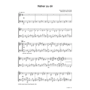 Produktbild des Artikels Näher zu dir (Noten - Download)