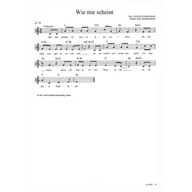 Produktbild des Artikels Wie mir scheint (Noten - Download)