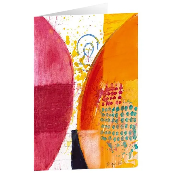 Produktbild des Artikels Kunstkarten "Engel des Friedens" 5 Stk. (Schreibwaren)