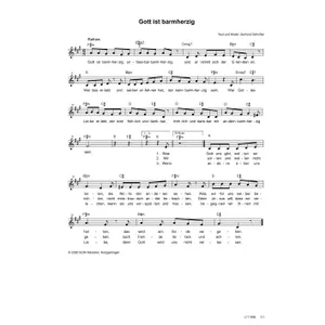 Produktbild des Artikels Gott ist barmherzig (Noten - Download)