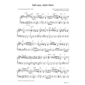 Produktbild des Artikels Geh aus, mein Herz (Noten - Download)