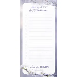 Produktbild des Artikels Notizblock To-Do "Kirschblüte" (Schreibwaren)