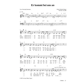 Produktbild des Artikels Er kommt bei uns an (Noten - Download)