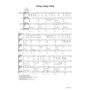 Produktbild des Artikels Heilig, heilig, heilig (Noten - Download)