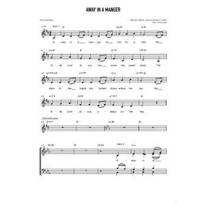 Produktbild des Artikels Away In A Manger (Noten - Download)