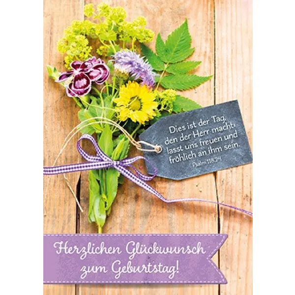 Produktbild des Artikels Postkarten: Herzlichen Glückwunsch, 4 Stück (Schreibwaren)